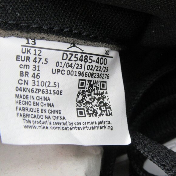 Air Jordan 1 Retro High OG UNC Men' Size 13 University Blue Black NEW - Picture 11 of 15